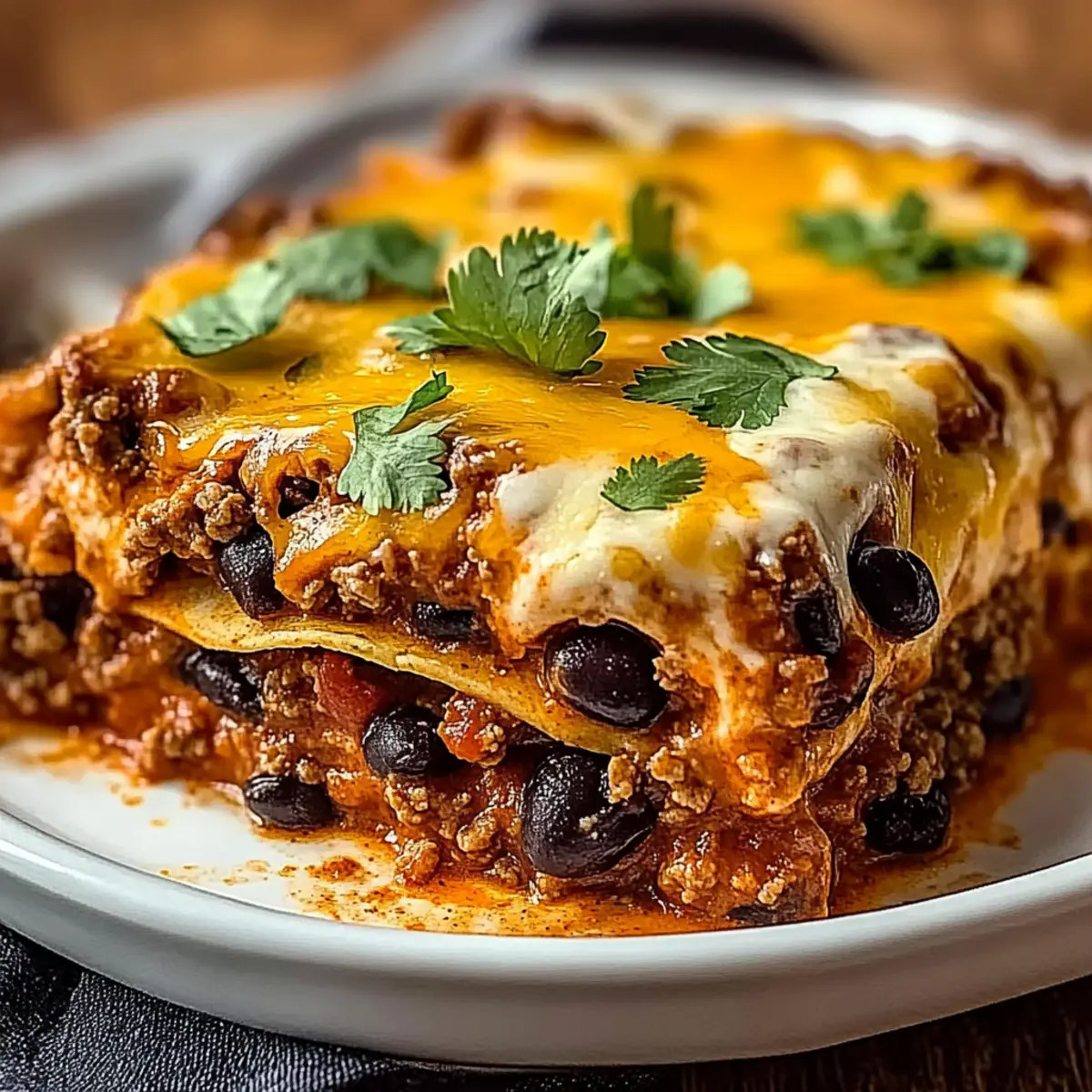 Beef Enchilada Casserole